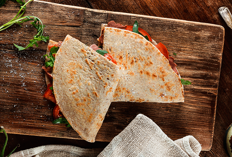 Piadina artiginale vegetariana