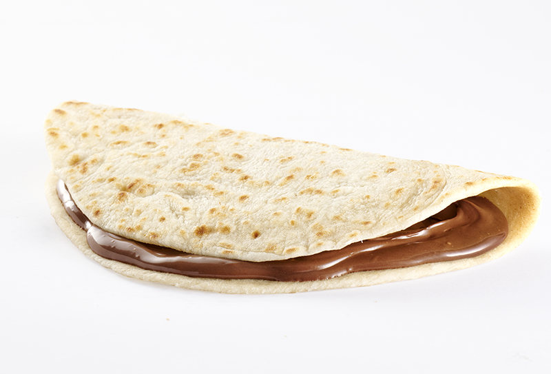 Piadina artigianale con nutella